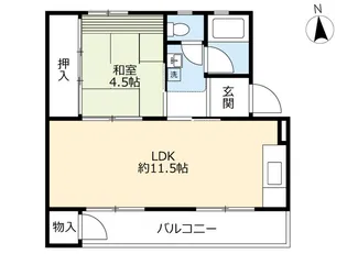 UR江南【3階】の間取り
