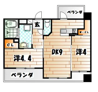 ギャラン鷹の巣【7階】の間取り