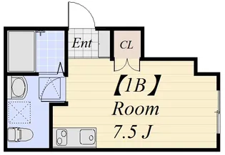 LA・VIEILLE MITAKA(ラ・ヴィエイユ三鷹)【1階】の間取り
