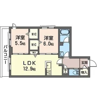 ステラメゾン中央林間【2階】の間取り