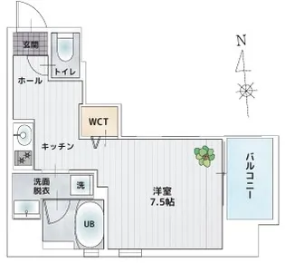BAUHAUS翠 No.24【11階】の間取り
