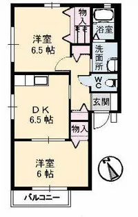 ノトルメゾン【2階】の間取り