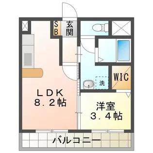 シャルマンツカーサ【2階】の間取り