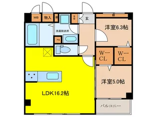 EREINA【1階】の間取り