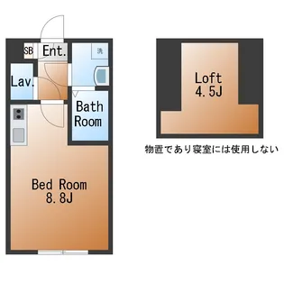 Florence桜新町【2階】の間取り