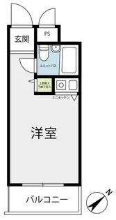 日興パレス池袋PARTII【4階】の間取り