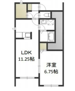 ハートフル津島【1階】の間取り