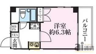 DKハイム【2階】の間取り