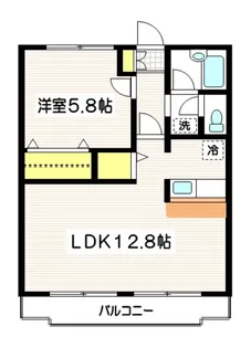 ハイブリッヂ【1階】の間取り