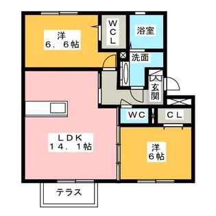 ルミエールSK【3階】の間取り