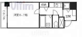 プレサンス京都東山シティライフ【7階】の間取り