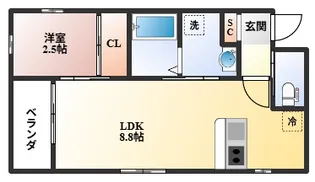 Rico豊中春日【2階】の間取り