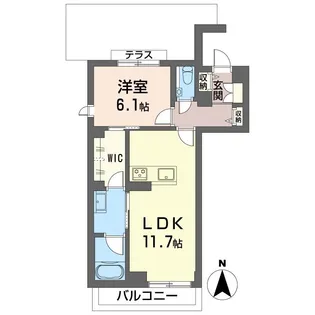 【新築】シャーメゾン獅子ヶ谷【SHM】【1階】の間取り