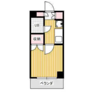 光水ハイツA棟【2階】の間取り