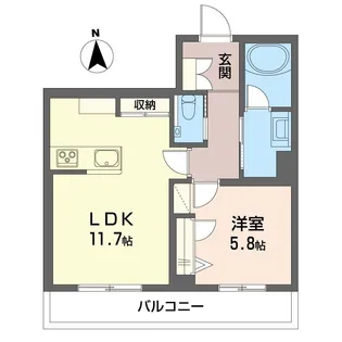 コート ボヌール【3階】の間取り