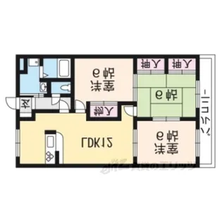 ビューパレスHYS【3階】の間取り
