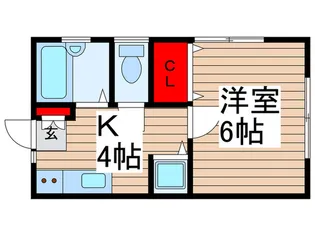 メゾン直希【2階】の間取り