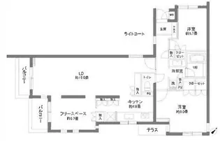 カスタリア北沢【3階】の間取り