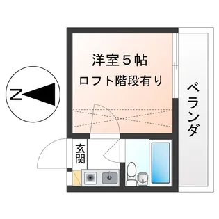 ヒュッゲ荻窪【2階】の間取り