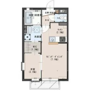 エミネンスII【1階】の間取り