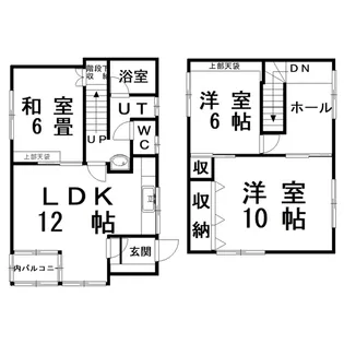 新富マンション(2)【1階】の間取り