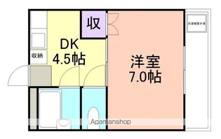 サンパレス【2階】の間取り