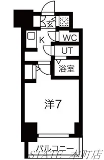 サムティ難波VIVO【2階】の間取り