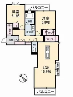 アルネスト【3階】の間取り