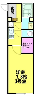 スフィーダ本川越【3階】の間取り