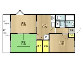 グランハイム大塚 A棟【1階】の間取り