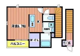 エステート柴崎 第二【2階】の間取り