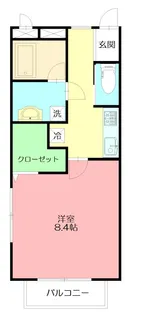 ジ・アパートメント下堀【1階】の間取り