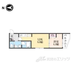 ALEGRIA大津【2階】の間取り