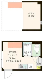 ハーモニーテラス豊島II【2階】の間取り