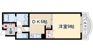 オークリッヂ【2階】の間取り
