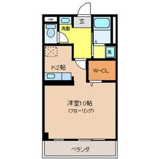 ファーストフィールド【1階】の間取り