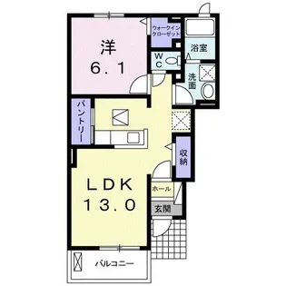 エスペランサ【1階】の間取り