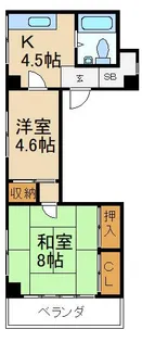 吉松コーポ【3階】の間取り