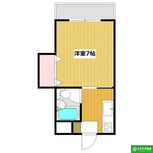 asul寒田(旧・寒倉ビル)【3階】の間取り