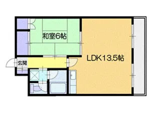 富岡レジデンス【2階】の間取り