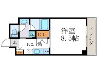 ViViセムブラード【2階】の間取り
