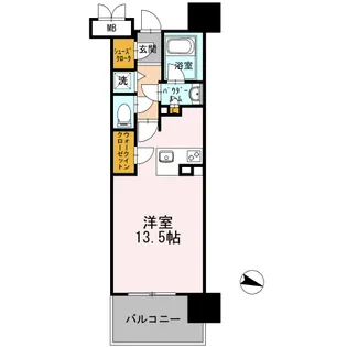 ロイヤルパークスERささしま EAST【7階】の間取り