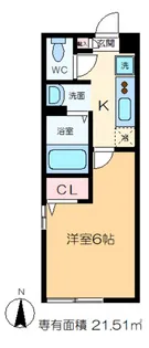 OAK VILLAGE(オーク ヴィレッジ)【2階】の間取り