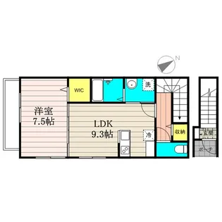 CASA ROSSO【2階】の間取り