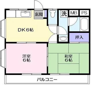 ファミール喜沢【1階】の間取り