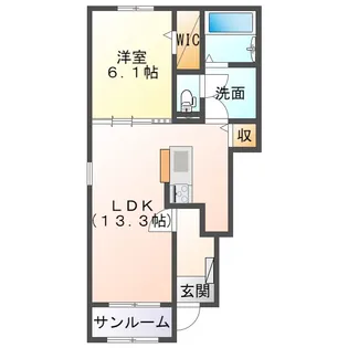 グランデ【1階】の間取り