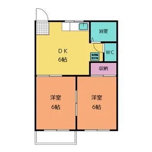 フォーブル後藤【2階】の間取り