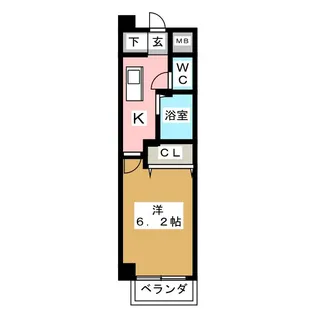 T’s Dream千原【6階】の間取り