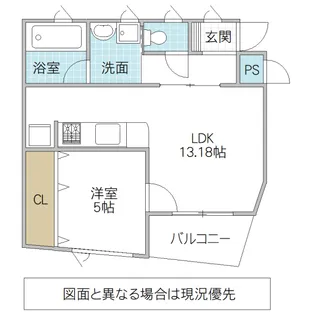 コーキマンション K-4【2階】の間取り