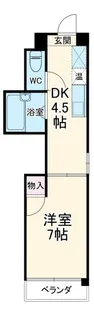 リバーシティ楠【4階】の間取り